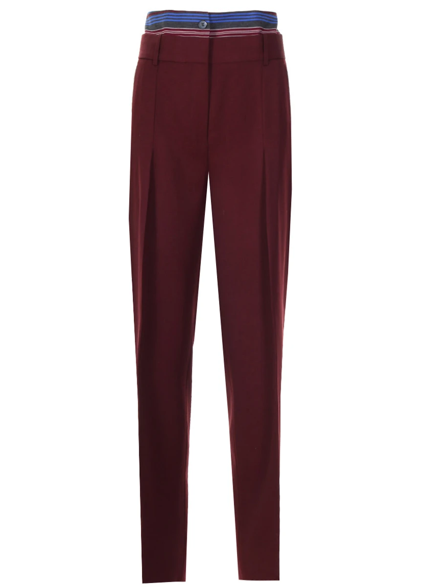 Брюки с деталью на поясе