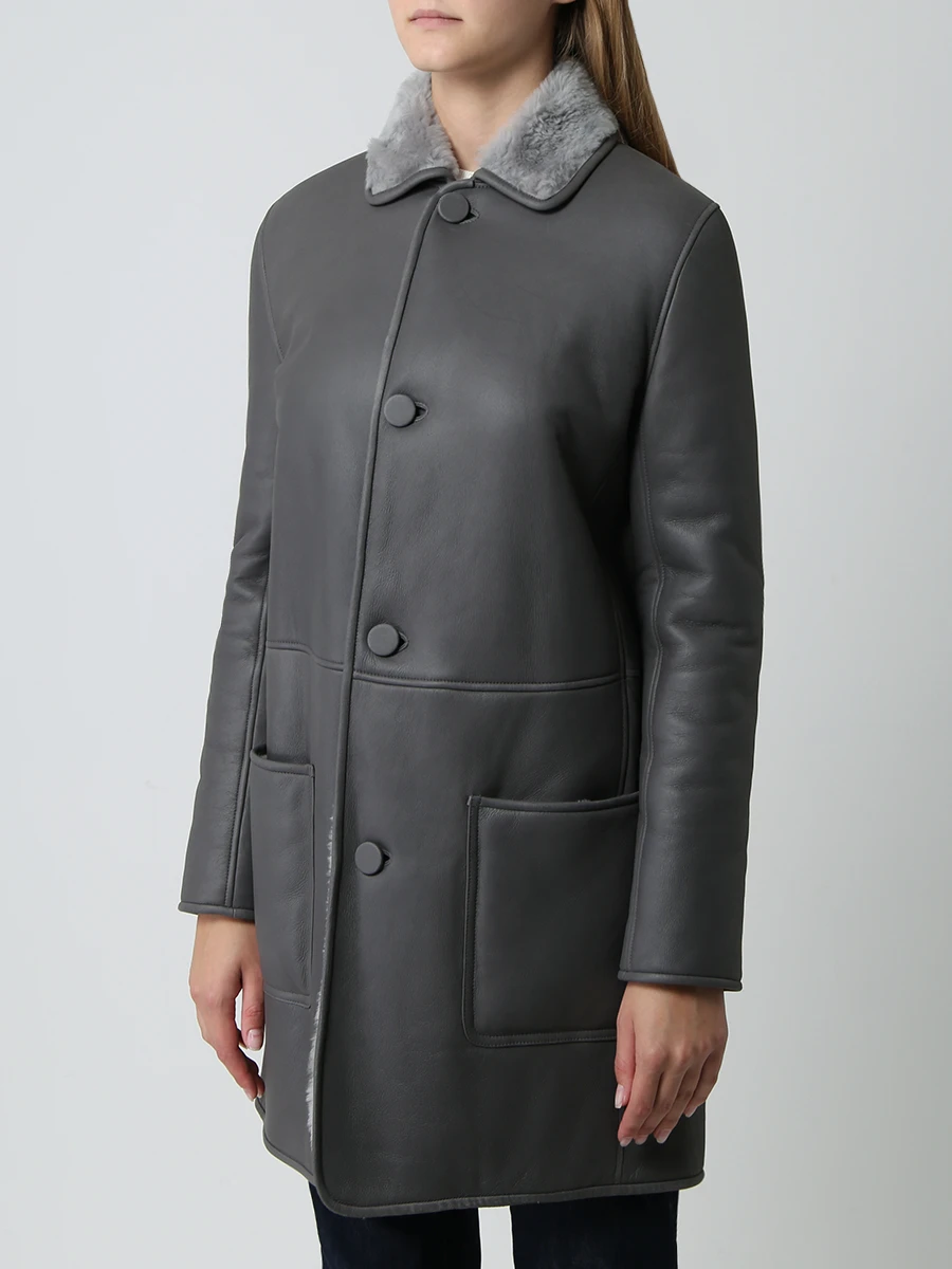 Двусторонняя дубленка