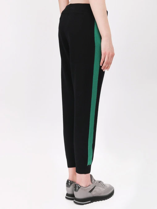 Кашемировые брюки с лампасам AMANDA WAKELEY