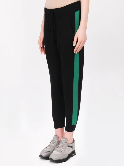 Кашемировые брюки с лампасам AMANDA WAKELEY