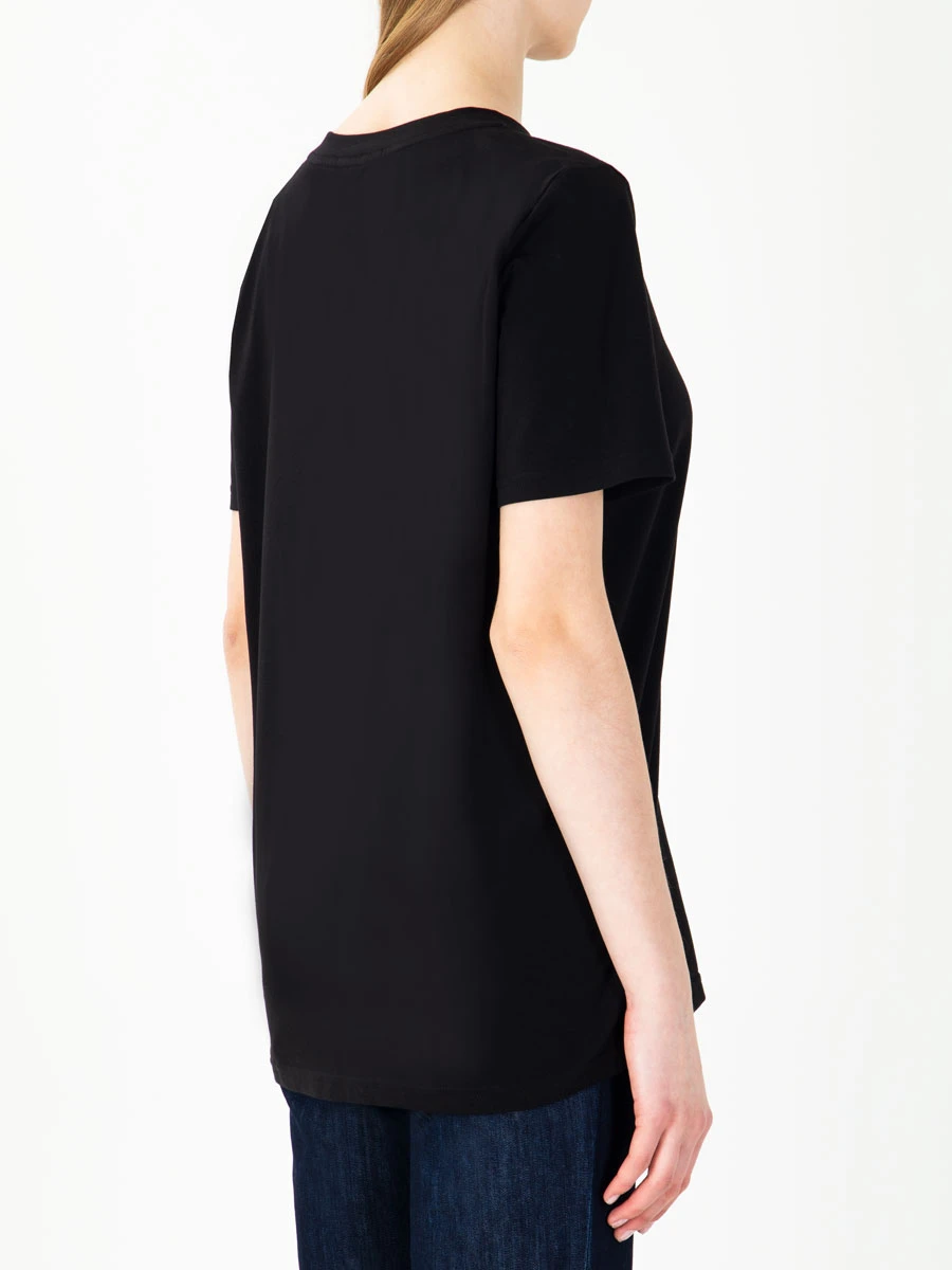 Хлопковая футболка с принтом