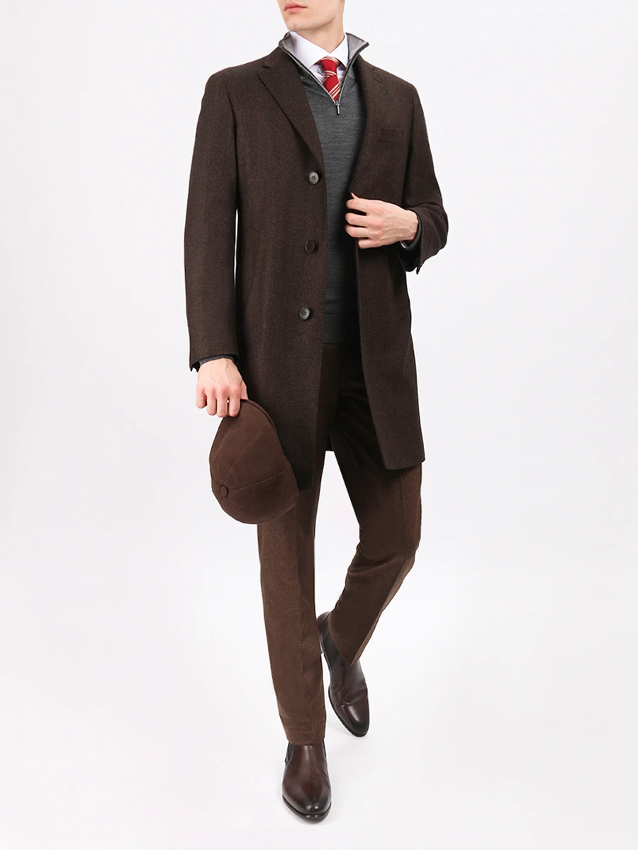 Шерстяной свитер на молнии