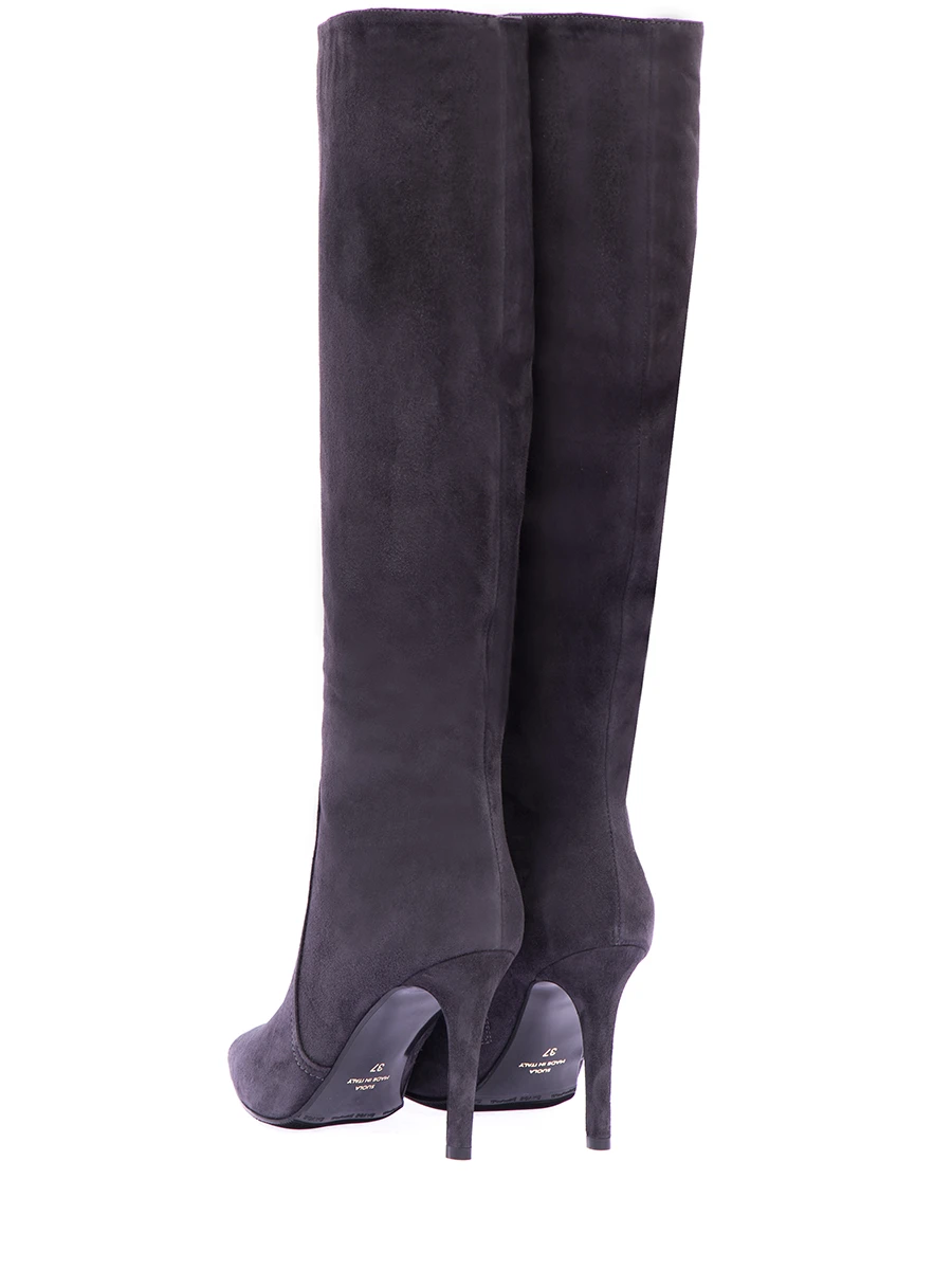 Замшевые сапоги