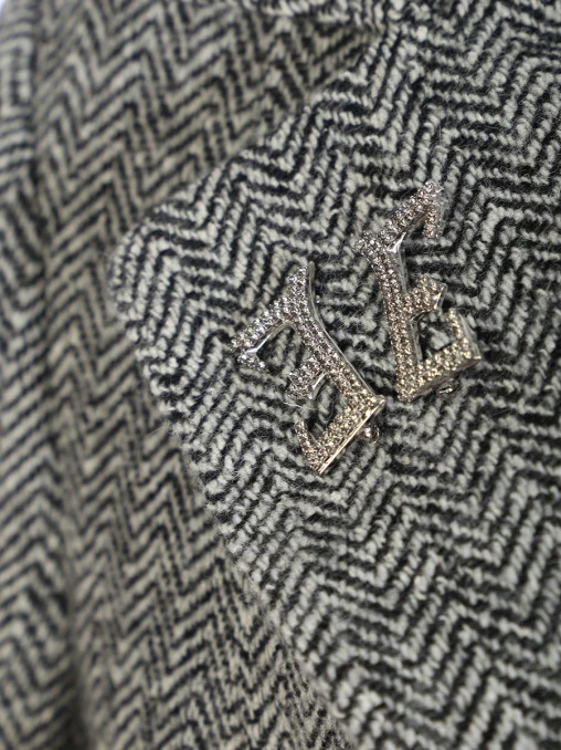 Классическое пальто из шерсти ERMANNO SCERVINO