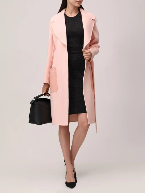 Пальто шерстяное FENDI