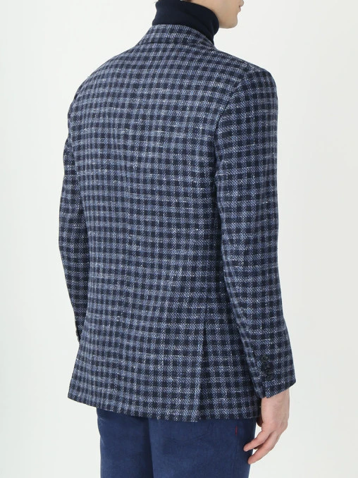 Клетчатый пиджак KITON