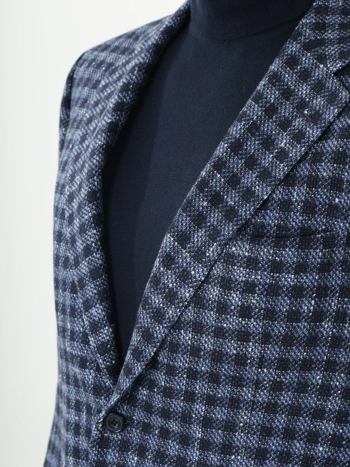 Клетчатый пиджак KITON