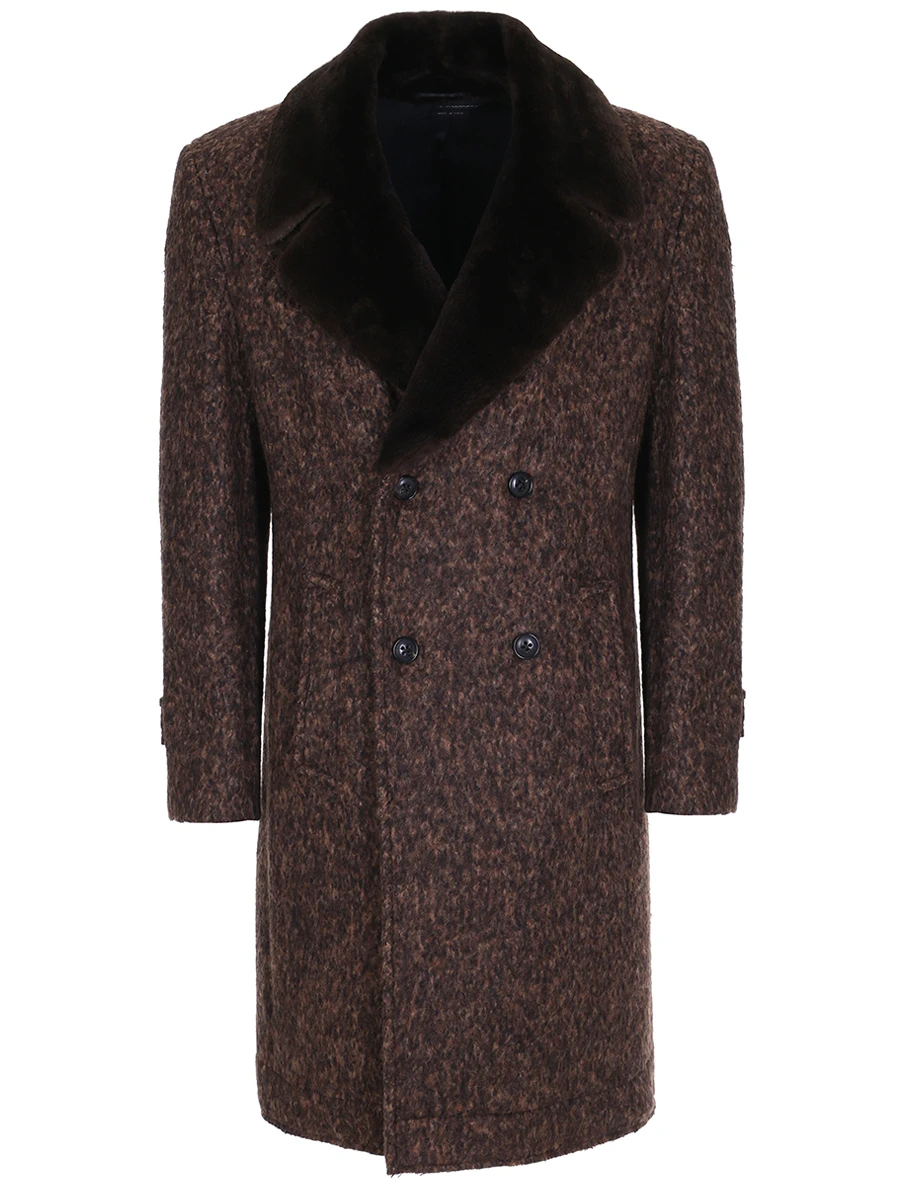 Пальто двубортное