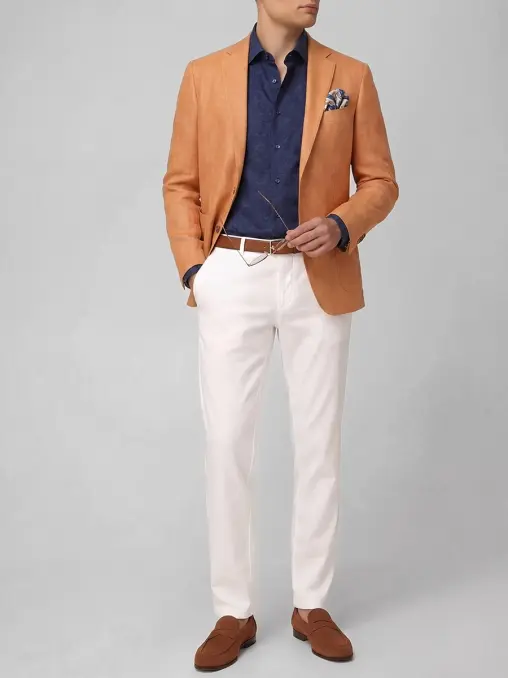 Хлопковая рубашка CESARE ATTOLINI