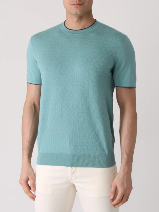 Футболка хлопковая BERTOLO LUXURY MENSWEAR