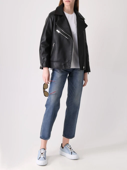 Футболка хлопковая с логотипом FENDI