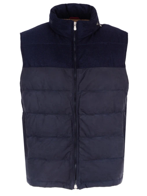Жилет стеганый BRUNELLO CUCINELLI