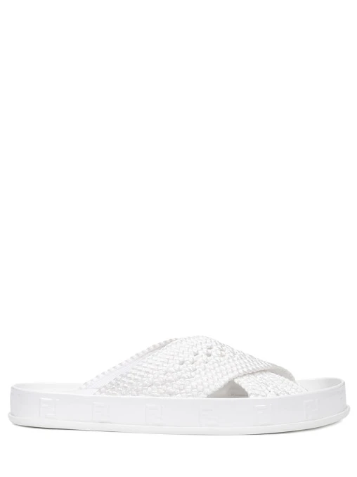 Шлепанцы текстильные FENDI