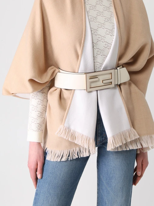 Ремень кожаный FENDI