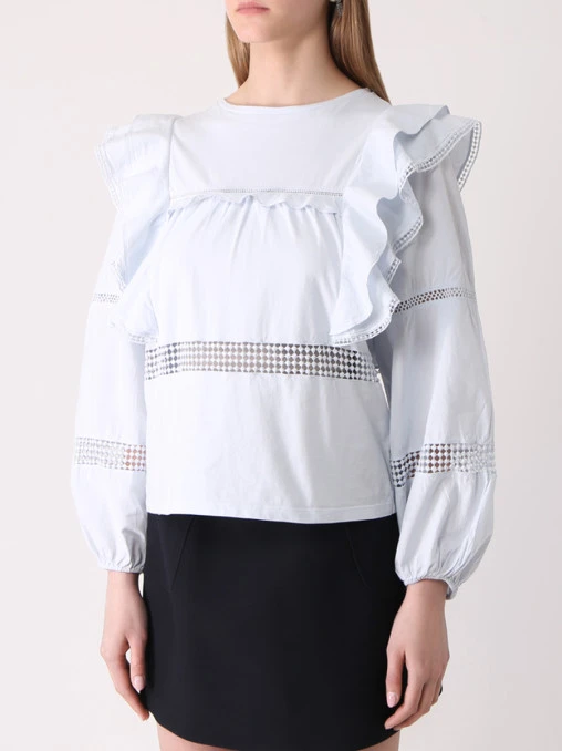 Блуза хлопковая DOROTHEE SCHUMACHER