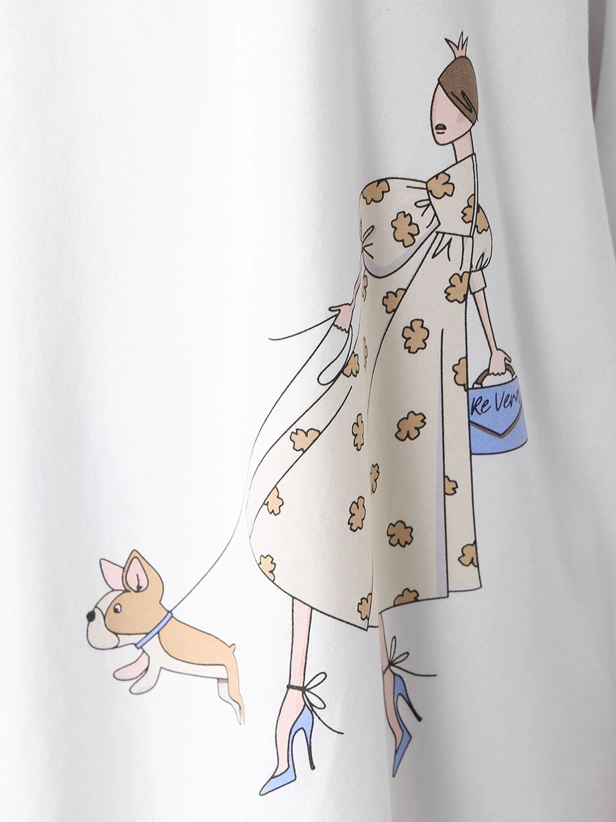 Футболка с принтом