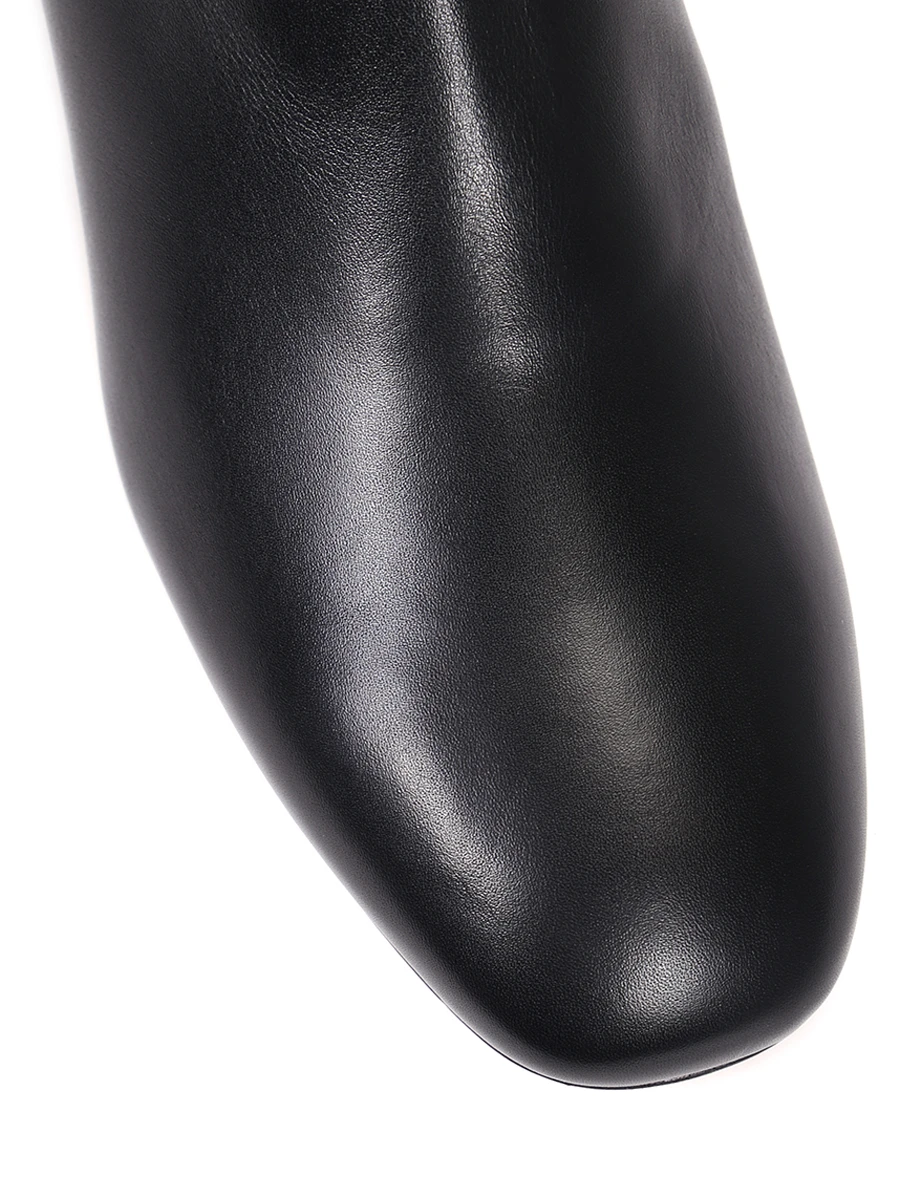 Ботильоны кожаные