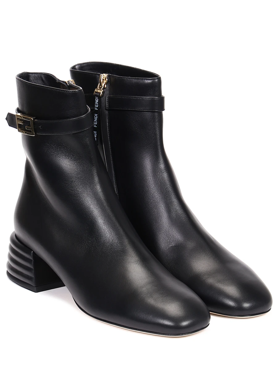 Ботильоны кожаные