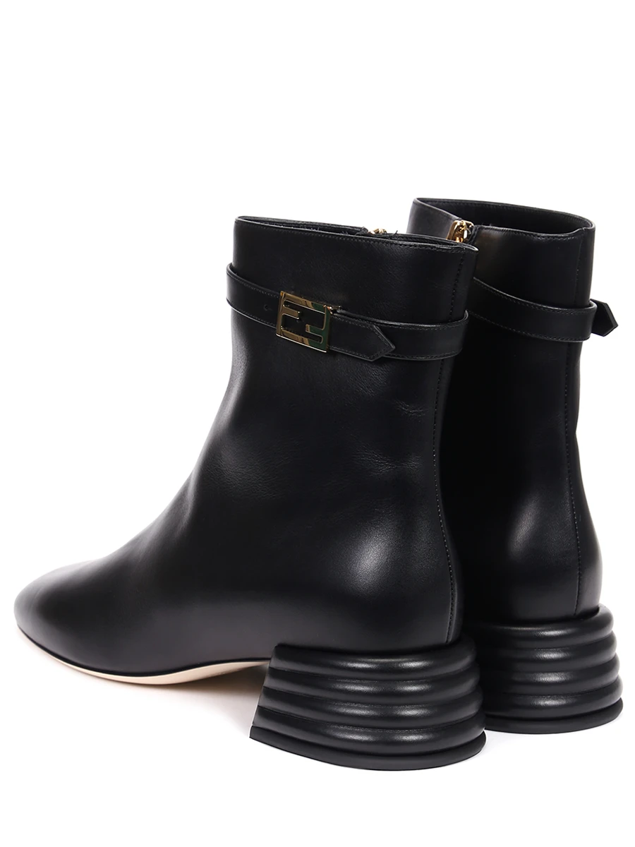 Ботильоны кожаные