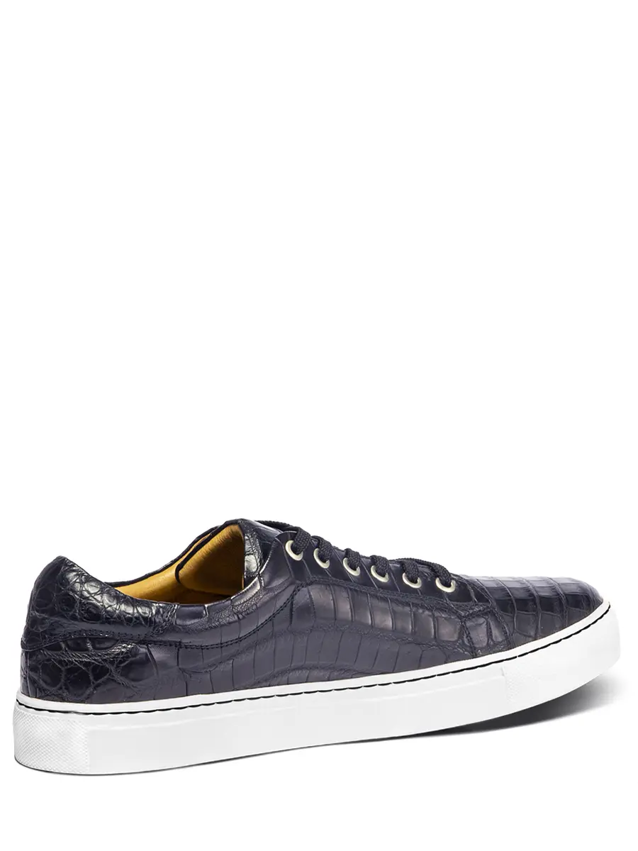 Кеды из кожи крокодила