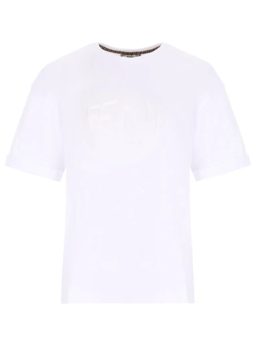 Футболка хлопковая FENDI