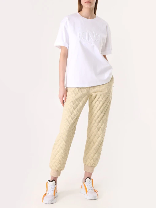 Джоггеры с принтом FENDI