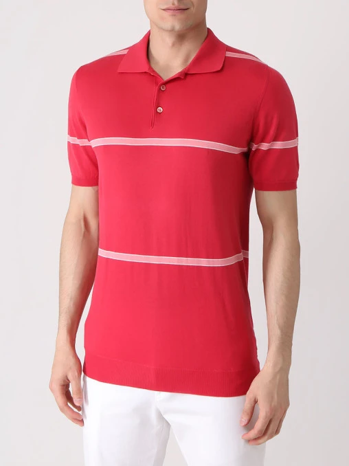 Поло хлопковое KITON