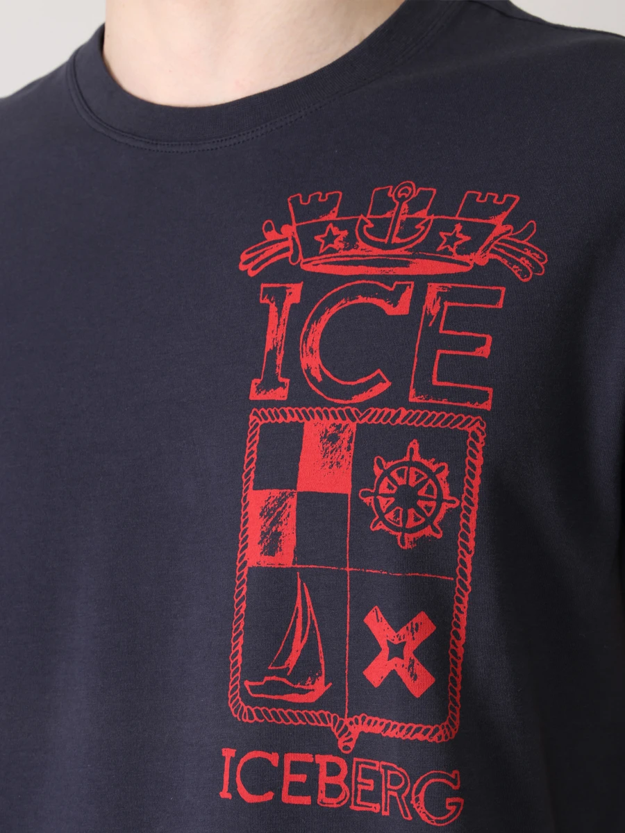 Футболка хлопковая с принтом