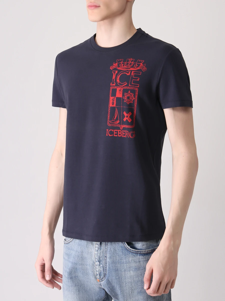 Футболка хлопковая с принтом