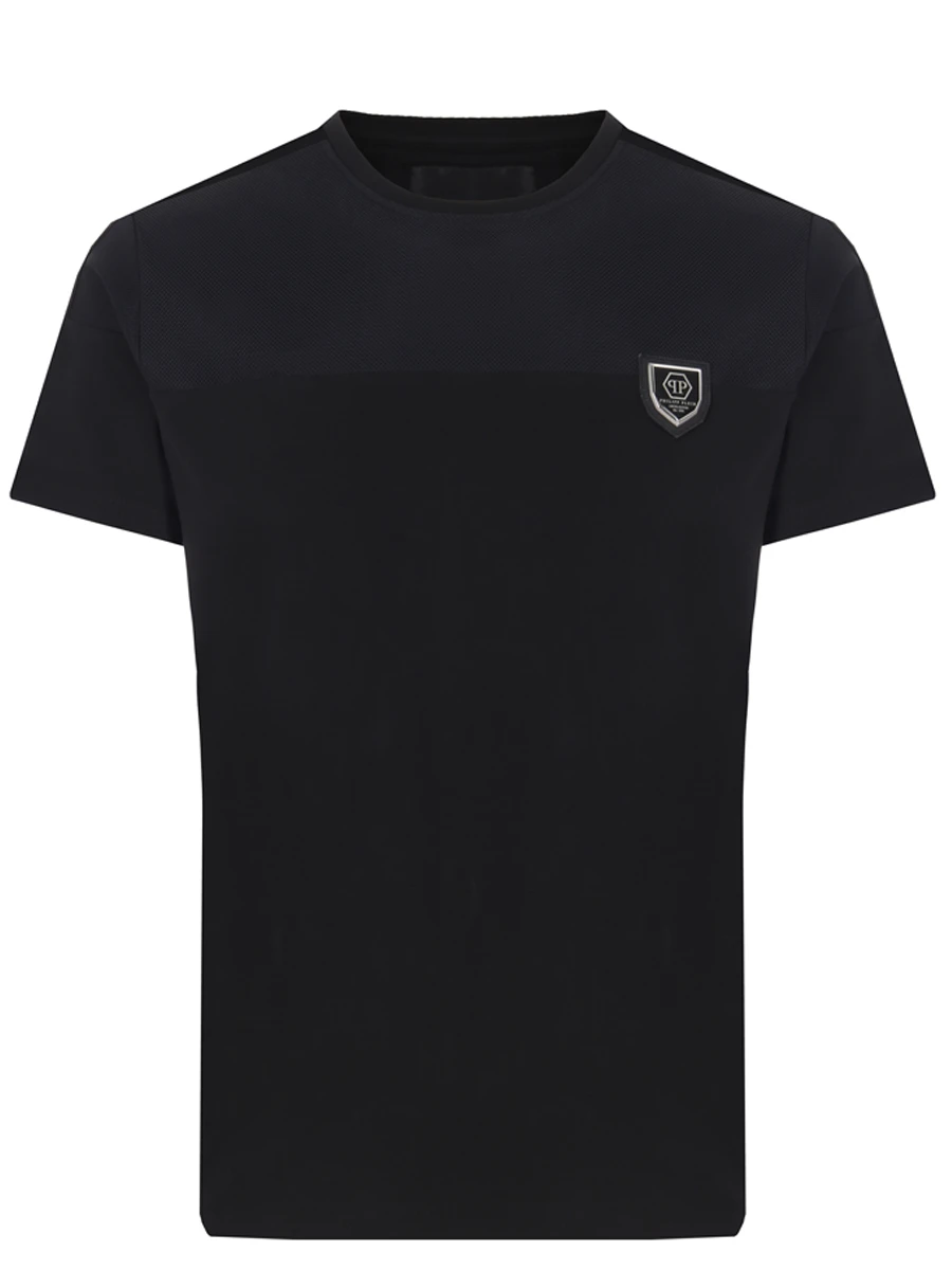 Футболка комбинированная от PHILIPP PLEIN за 23 690 рублей со скидкой ...