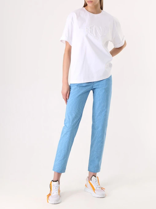 Джинсы хлопковые FENDI