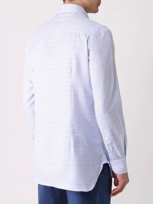 Рубашка Slim Fit хлопковая STILE LATINO