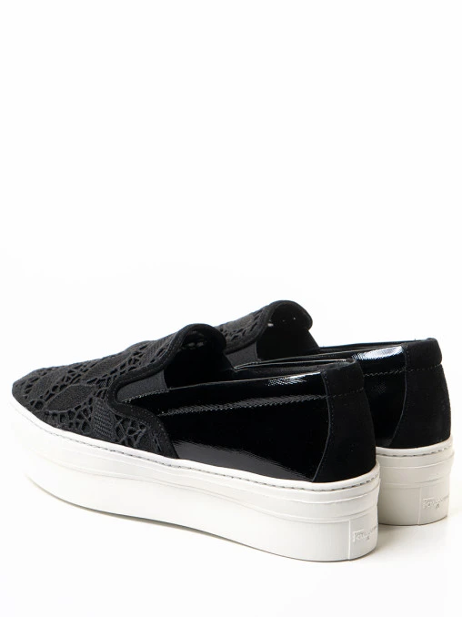 Слипоны комбинированные S.FERRAGAMO