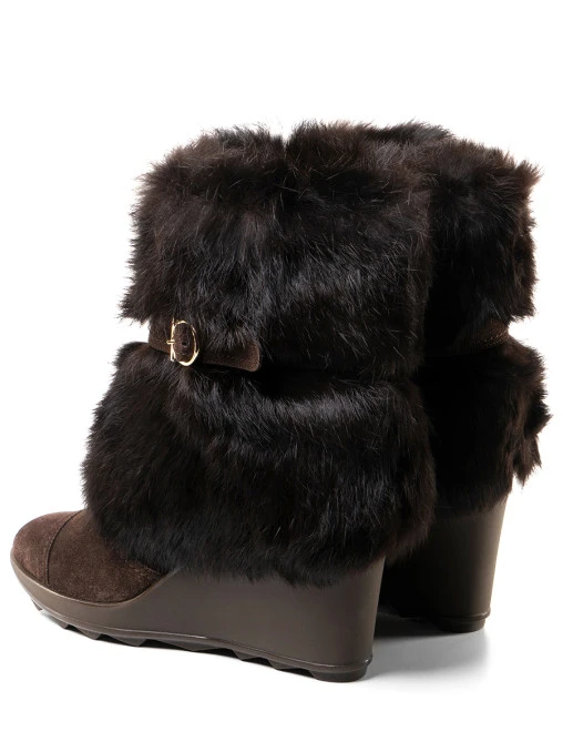 Сапоги замшевые S.FERRAGAMO