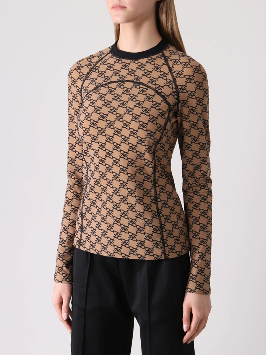 Лонгслив с принтом