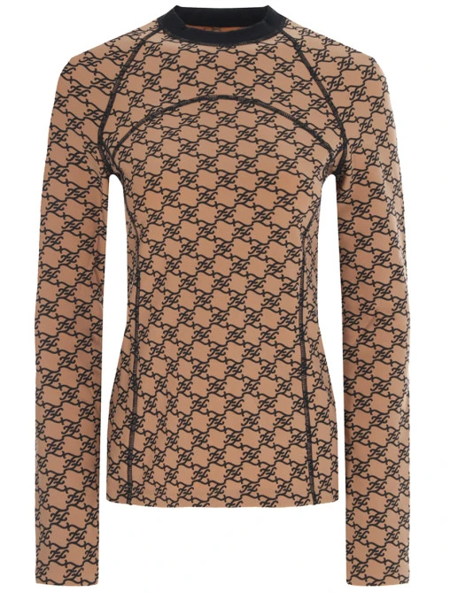 Лонгслив с принтом FENDI