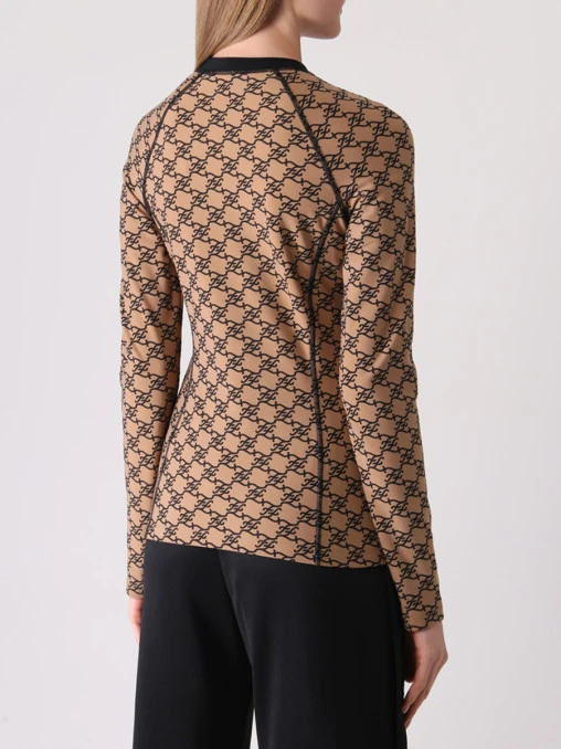 Лонгслив с принтом FENDI