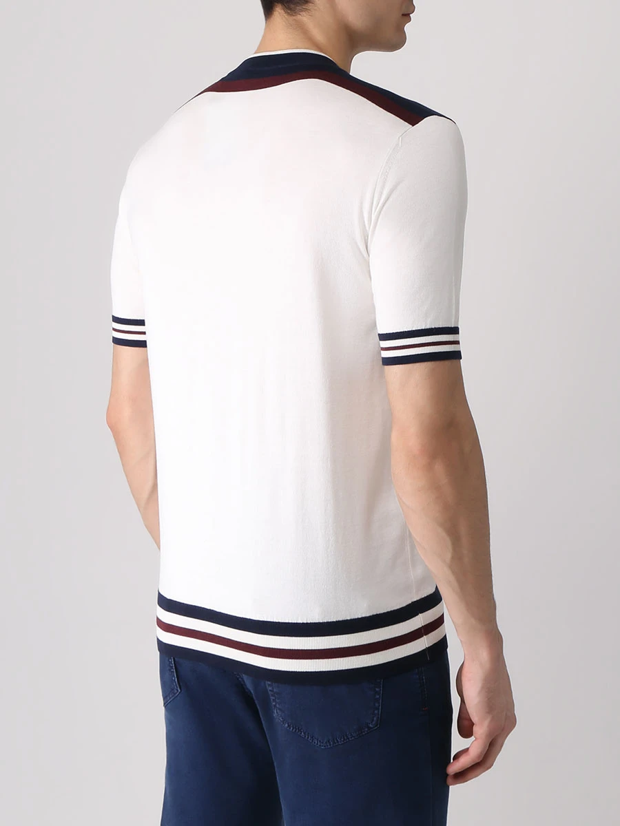 Футболка из хлопка и шелка