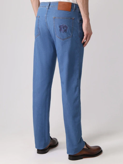 Джинсы хлопковые Regular Fit CASTANGIA