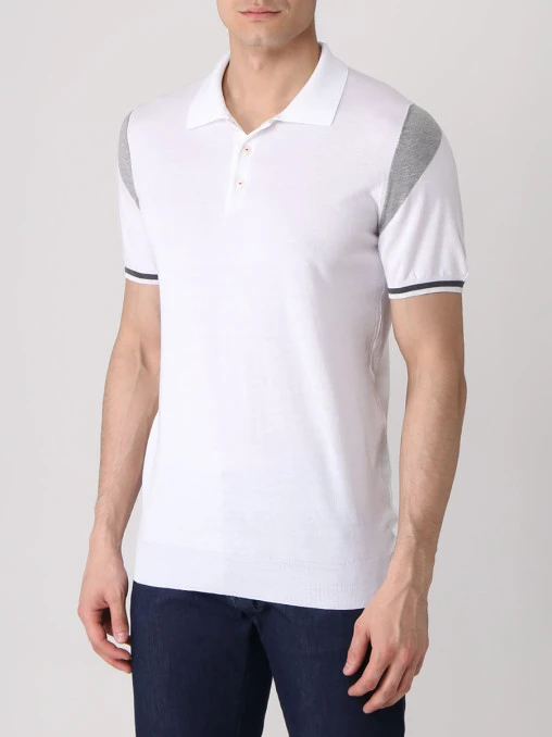 Поло хлопковое KITON