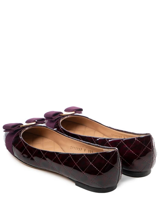Балетки лакированные S.FERRAGAMO