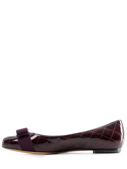 Балетки лакированные S.FERRAGAMO