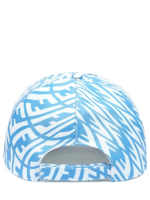 Бейсболка хлопковая с принтом FENDI