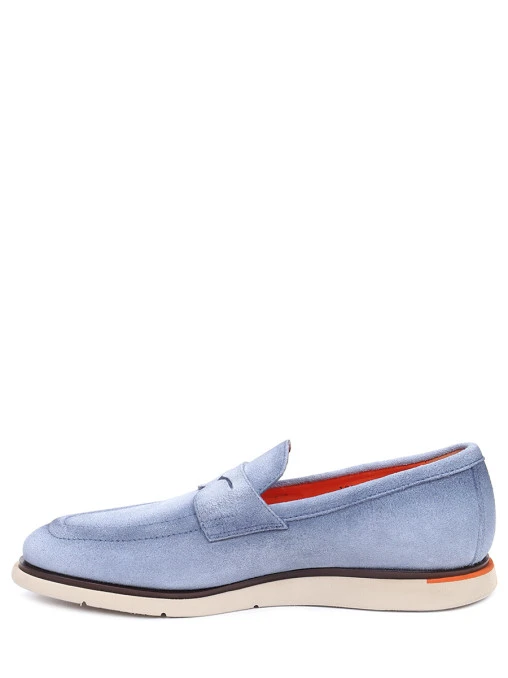 Лоферы замшевые SANTONI