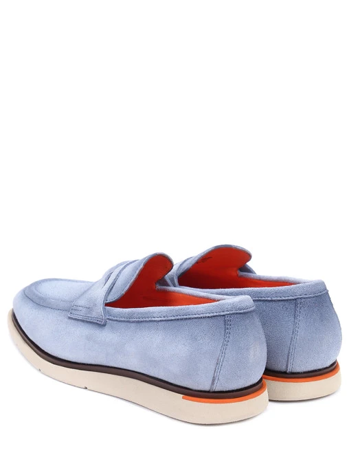 Лоферы замшевые SANTONI