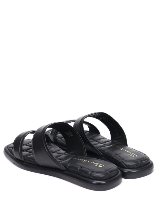 Шлепанцы кожаные SANTONI