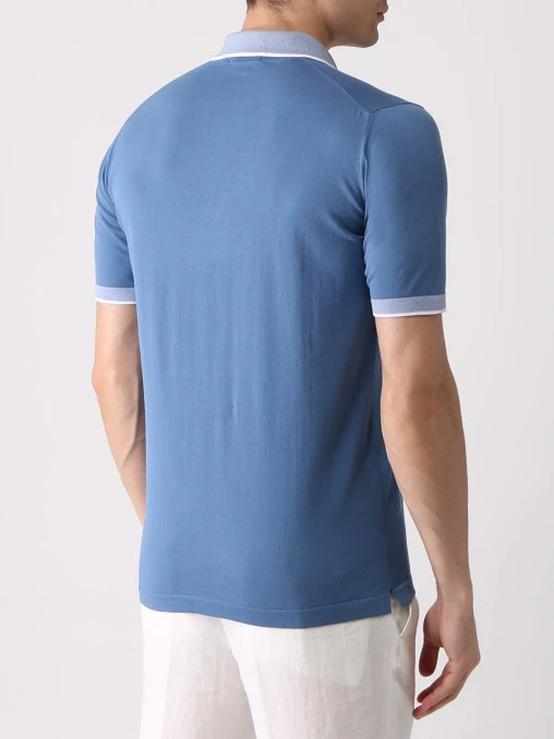 Поло хлопковое FIORONI CASHMERE
