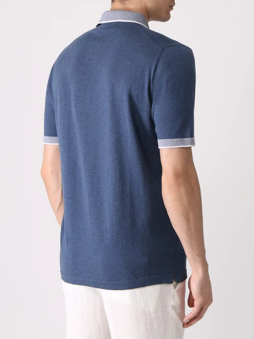 Поло хлопковое FIORONI CASHMERE