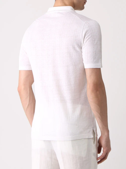 Поло льняное FIORONI CASHMERE