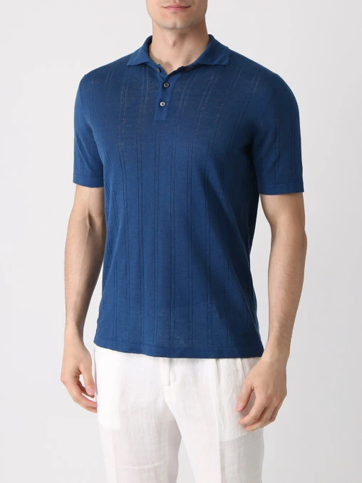 Поло льняное FIORONI CASHMERE